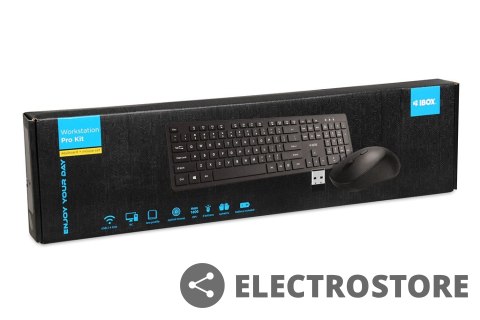IBOX Klawiatura + mysz Workstation Pro Kit IBOX Klawiatura + mysz Workstation Pro Kit