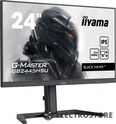 IIYAMA Monitor 23,8 cala GB2445HSU-B2 IPS,FHD,100Hz,1ms,2xUSB,300cd IIYAMA Monitor 23,8 cala GB2445HSU-B2 IPS,FHD,100Hz,1ms,2xUSB,300cd