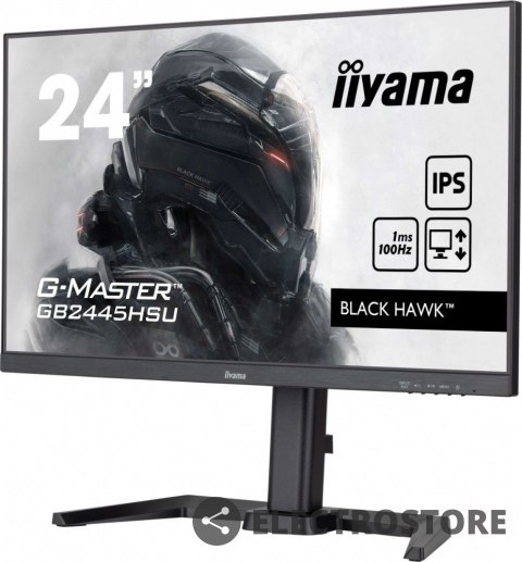 IIYAMA Monitor 23,8 cala GB2445HSU-B2 IPS,FHD,100Hz,1ms,2xUSB,300cd IIYAMA Monitor 23,8 cala GB2445HSU-B2 IPS,FHD,100Hz,1ms,2xUSB,300cd