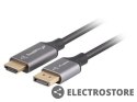 Lanberg Kabel Displayport(M)-HDMI(M)1.8M 4K czarno-srebrny