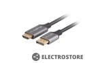 Lanberg Kabel Displayport(M)-HDMI(M) 1M 4K czarno-srebrny