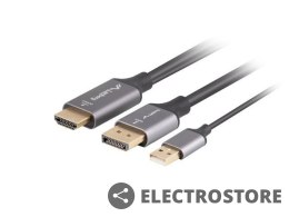 Lanberg Kabel HDMI(M)-Displaypor(M) 1.8M 4K czarny