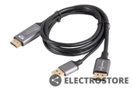 Lanberg Kabel HDMI(M)-Displayport(M) 1M 4K czarny