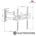 Maclean Uchwyt do TV MC-761 26-60 cali 35 kg czarny