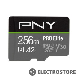 PNY Karta pamięci MicroSDXC 256GB P-SDU256V32100PRO-GE