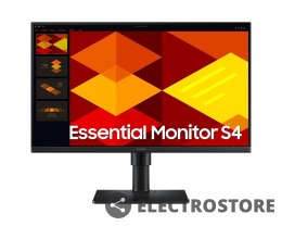 Samsung Monitor 27 cali S40GD IPS 1920x1080 FHD 16:9 2xHDMI 1xDP 2xUSB-A 2.0 1xUSB-B 5ms 100Hz HAS+PIV płaski 3YOn-Site (LS27D400GAUXEN)