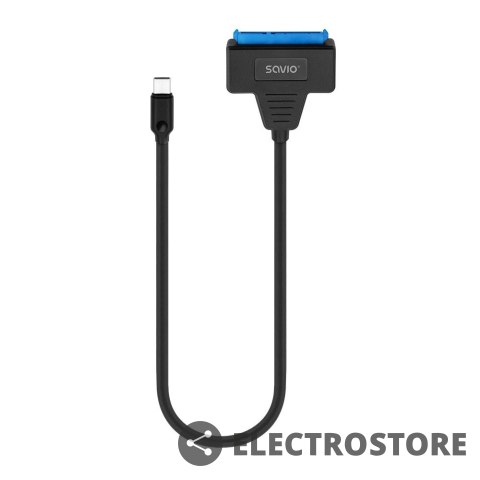 Savio Adapter USB-C 3.1 Gen 1 (M) - SATA (F) do dysków 2.5 cala, AK-69