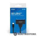 Savio Adapter USB-C 3.1 Gen 1 (M) - SATA (F) do dysków 2.5 cala, AK-69