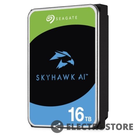 Seagate Dysk twardy SkyHawk AI 16TB 3,5 cali 512MB Seagate Dysk twardy SkyHawk AI 16TB 3,5 cali 512MB