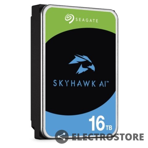 Seagate Dysk twardy SkyHawk AI 16TB 3,5 cali 512MB Seagate Dysk twardy SkyHawk AI 16TB 3,5 cali 512MB