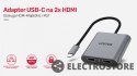 Unitek Adapter USB-C - 2x HDMI 2.0; 4K MST; M/F