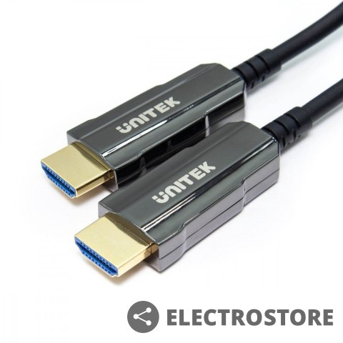 Unitek Kabel Optyczny HDMI 2.0 25m AOC 4K60Hz C11072BK-25M Unitek Kabel Optyczny HDMI 2.0 25m AOC 4K60Hz C11072BK-25M