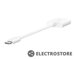 Belkin Adapter USB-C to 3.5 MM AUDIO + kabel USB-C biały