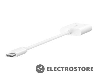 Belkin Adapter USB-C to 3.5 MM AUDIO + kabel USB-C biały