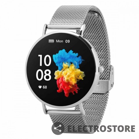 Garett Electronics Smartwatch Verona Srebrno-stalowy