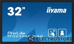 IIYAMA Monitor 32 cale TF3239AS-B1AG,IPS,FHD,HDMIx2,DP,RJ45,3xUSB,2x10W, ANDROID,24/7,IP65