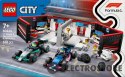 LEGO Klocki City 60444 F1 Garaż i bolidy Mercedes-AMG i Alpine