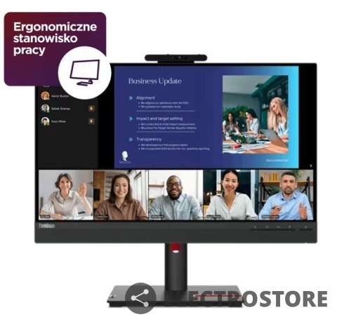 Lenovo Monitor 23.8 cala ThinkVision T24v-30 WLED LCD 63D8MAT3EU