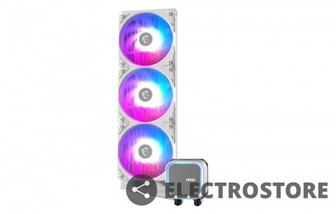 MSI Chłodzenie procesora MAG CORELIQUID A13 360 360mm ARGB 306-7ZWDA21-L80 białe MSI Chłodzenie procesora MAG CORELIQUID A13 360 360mm ARGB 306-7ZWDA21-L80 białe