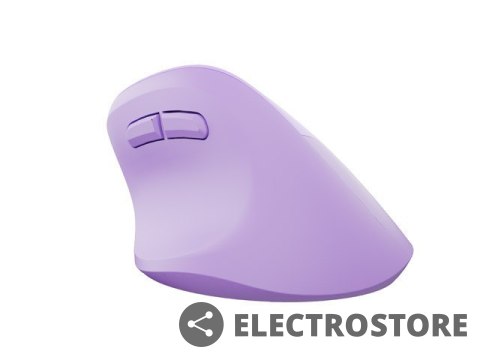 Natec Mysz bezprzewodowa wertykalna Crake 2 Pure Lavender Natec Mysz bezprzewodowa wertykalna Crake 2 Pure Lavender