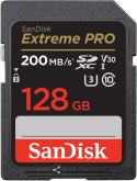 SanDisk Karta pamięci Extreme Pro SDXC 128GB 200/90 MB/s V30 UHS-I U3