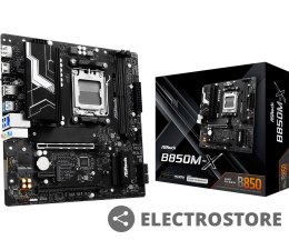 ASRock Płyta główna B850M-X AM5 2DDR5 M.2 USBC mATX