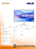 Asus Monitor 24 cale VU249HFI-W IPS 100Hz HDMIx2 biały