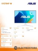 Asus Monitor 27 cali VY279HF-W IPS HDMI DP 100Hz FHD