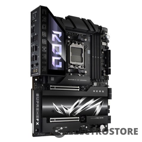 Asus Płyta główna ROG CROSSHAIR X870E HERO AM5 4DDR5 HDMI/USB-C Asus Płyta główna ROG CROSSHAIR X870E HERO AM5 4DDR5 HDMI/USB-C