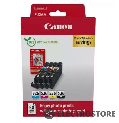 Canon Multipack CLI-526 BK/C/M/Y Photo Value 4540B019