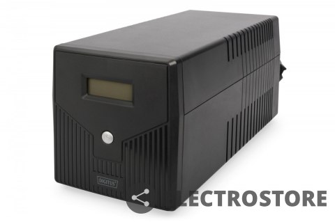 Digitus Zasilacz awaryjny UPS Line-Ineractive LCD, 2000VA/1200W, 2x12V/9Ah, AVR, 4xSCHUKO, USB, RS232, RJ45