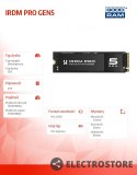 GOODRAM Dysk SSD IRDM PRO P54S Gen5 2TB 5x4 2280 12000/11000MB/s