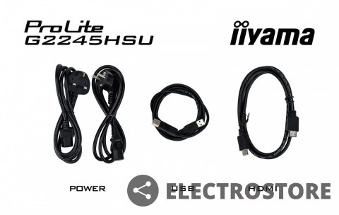 IIYAMA Monitor 22 cale G2245HSU-B2 IPS,FHD,100Hz,1ms,2xUSB,300cd IIYAMA Monitor 22 cale G2245HSU-B2 IPS,FHD,100Hz,1ms,2xUSB,300cd