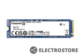 Kingston Dysk SSD NV3 4TB M.2 2280 PCI-e 4.0 NVMe 6000/5000