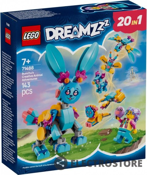 LEGO Klocki DREAMZzz 71488 Kreatywne zwierzęce przygody Bunchu