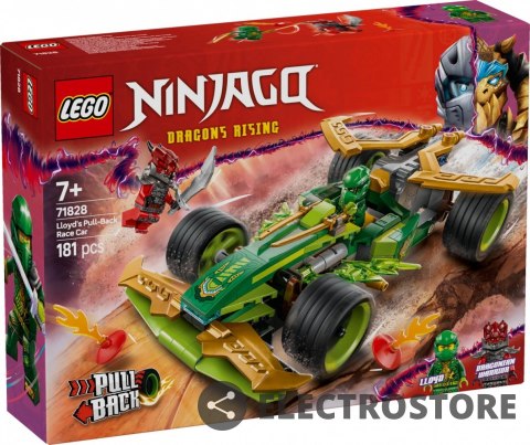 LEGO Klocki Ninjago 71828 Samochód wyścigowy Lloyda z napędem typu pull-back