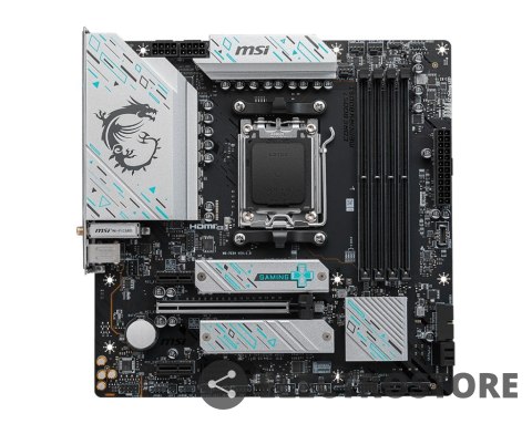 MSI Płyta główna B650M GAMING PLUS WIFI AM5 4DDR5 HDMI/DP mATX MSI Płyta główna B650M GAMING PLUS WIFI AM5 4DDR5 HDMI/DP mATX