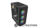 Natec Obudowa Fury Shobo SH4F RGB Midi Tower z oknem Czarna