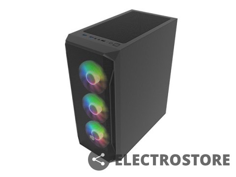 Natec Obudowa Fury Shobo SH4F RGB Midi Tower z oknem Czarna Natec Obudowa Fury Shobo SH4F RGB Midi Tower z oknem Czarna