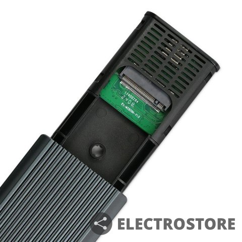 Qoltec Obudowa na dysk M.2 SSD | NVMe | PCIe | USB3.1 | 10Gb/s | 4TB | Grafit Qoltec Obudowa na dysk M.2 SSD | NVMe | PCIe | USB3.1 | 10Gb/s | 4TB | Grafit