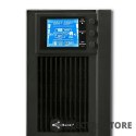 Qoltec Zasilacz awaryjny UPS, on-line, czysta fala sinusoidalna, 1KVA, 800W, LCD, USB