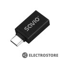 Savio Adapter USB-A 3.1 (F)-USB-C 3.1 (M) AK-80