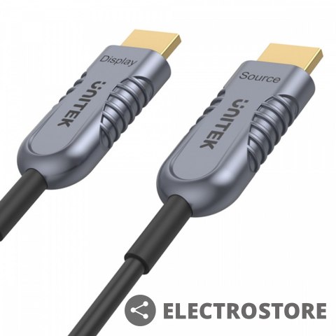 Unitek Kabel optyczny HDMI 2.1 AOC 10m 4K60Hz C11028DGY Unitek Kabel optyczny HDMI 2.1 AOC 10m 4K60Hz C11028DGY