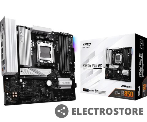 ASRock Płyta główna B850M PRO RS AM5 4DDR5 mATX