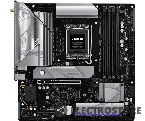 ASRock Płyta główna B860M LIVEMIXER WIFI s1 851 4DDR5 mATX ASRock Płyta główna B860M LIVEMIXER WIFI s1 851 4DDR5 mATX