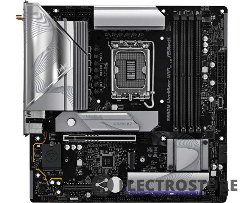 ASRock Płyta główna B860M LIVEMIXER WIFI s1 851 4DDR5 mATX ASRock Płyta główna B860M LIVEMIXER WIFI s1 851 4DDR5 mATX