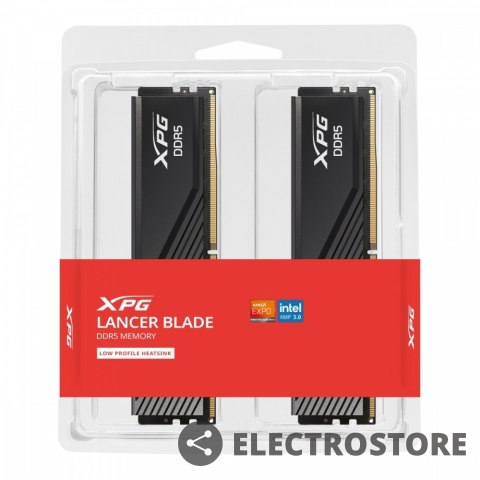 Adata Pamięć XPG Lancer Blade DDR5 5600 64GB (2x32) CL46 czarna Adata Pamięć XPG Lancer Blade DDR5 5600 64GB (2x32) CL46 czarna