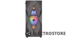 AeroCool Obudowa Volcan Czarna Mid Tower RGB