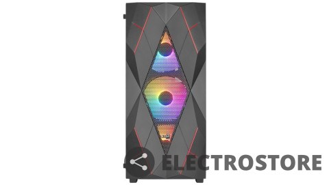 AeroCool Obudowa Volcan Czarna Mid Tower RGB