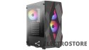 AeroCool Obudowa Volcan Czarna Mid Tower RGB